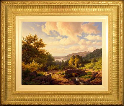 Daniel Van Der Putten, Original oil painting on panel, British Countryside