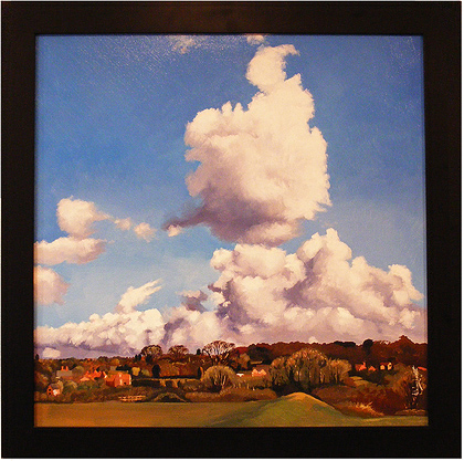 John Luce Lockett, Original oil painting on canvas, Across the Valley, click to enlarge