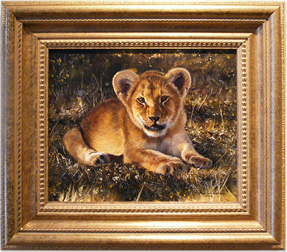 Pip McGarry, Original oil painting on canvas, Cub, click to enlarge