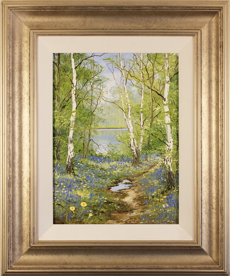 Terry Evans, Original oil painting on canvas, Yorkshire Woodland, click to enlarge