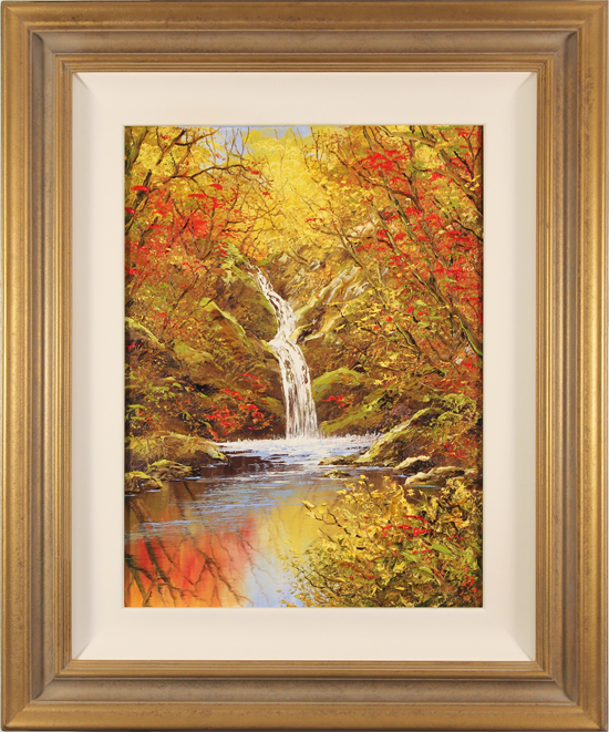 Terry Evans, Original oil painting on canvas, Autumn Splendour, Yorkshire Dales, click to enlarge