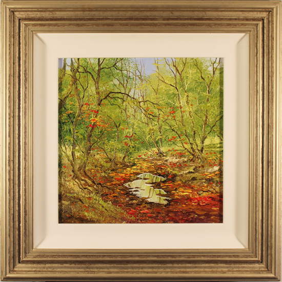 Terry Evans, Original oil painting on canvas, Autumn Wood, click to enlarge