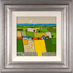 Alan Smith, Original oil painting on panel, Fields of Gold