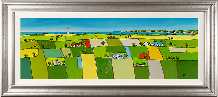 Alan Smith, Original oil painting on panel, A Perfect Day, Yorkshire
