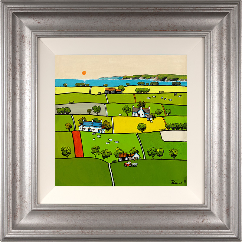 Alan Smith, Original oil painting on panel, The Simple Life