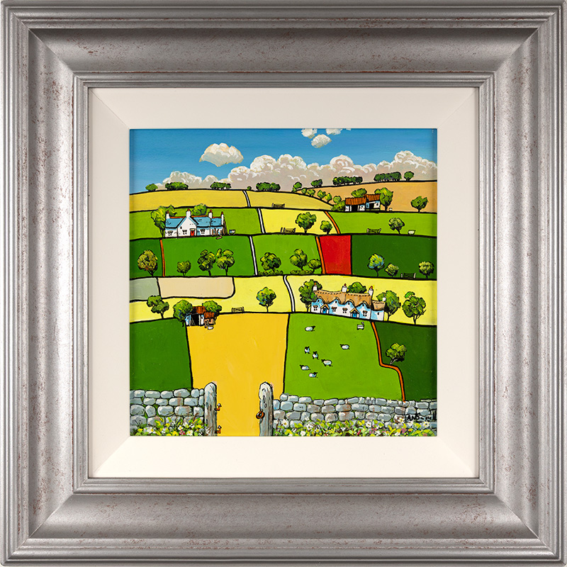 Alan Smith, Original oil painting on panel, Lay of the Land