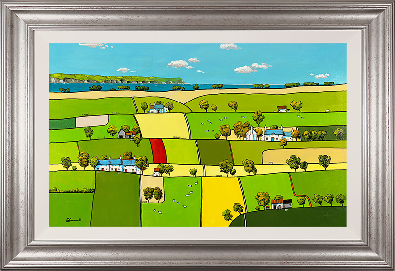Alan Smith, Original oil painting on panel, A Cracking Day, Yorkshire