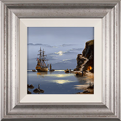 Alex Hill, Original oil painting on panel, The Meeting Place