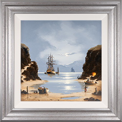 Alex Hill, Original oil painting on panel, Heading Out