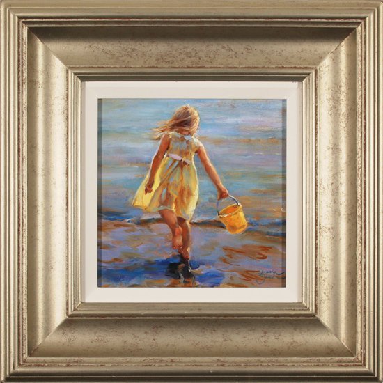 Amanda Jackson, Original oil painting on panel, Little Miss Sunshine, click to enlarge