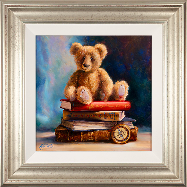 Amanda Jackson, Original oil painting on panel, The Wayfarer