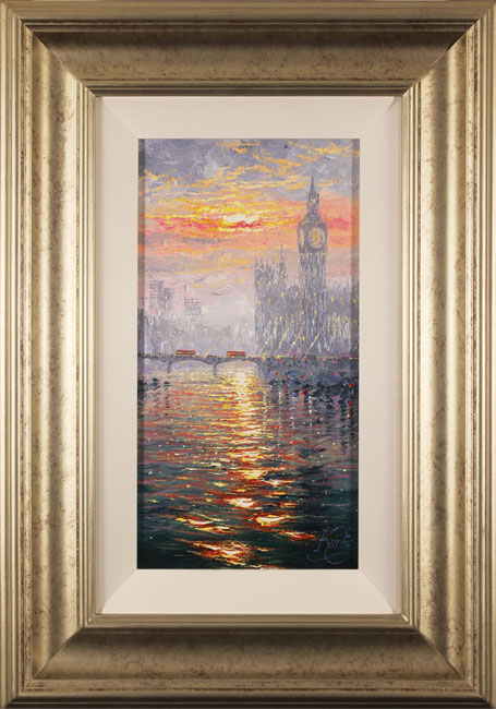 Andrew Grant Kurtis, Original oil painting on canvas, Westminster Haze, click to enlarge