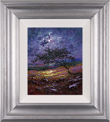 Andrew Grant Kurtis, Original oil painting on canvas, In Crummackdale by Moonlight