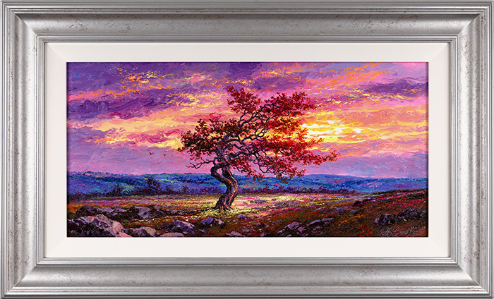 Andrew Grant Kurtis, Original oil painting on panel, Autumnal Sunshine, Rosedale, Yorkshire (commission)