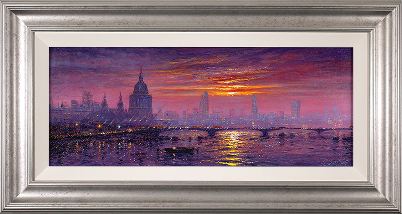 Andrew Grant Kurtis, Original oil painting on canvas, Thames Sparkle