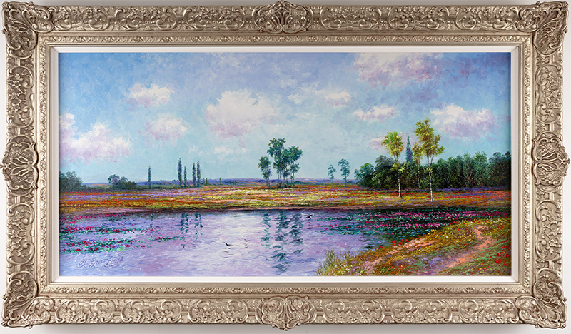 Andrew Grant Kurtis, Original oil painting on panel, Summertime Breeze
