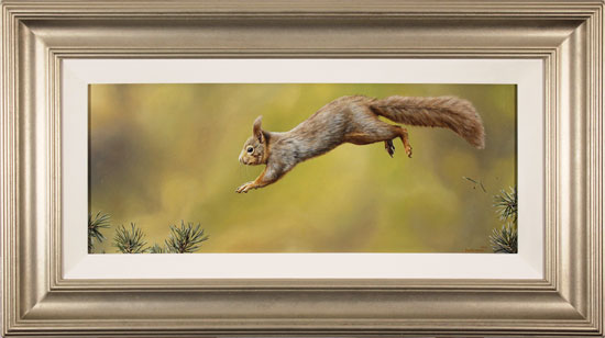 Ben Waddams, Original oil painting on panel, Leap of Faith