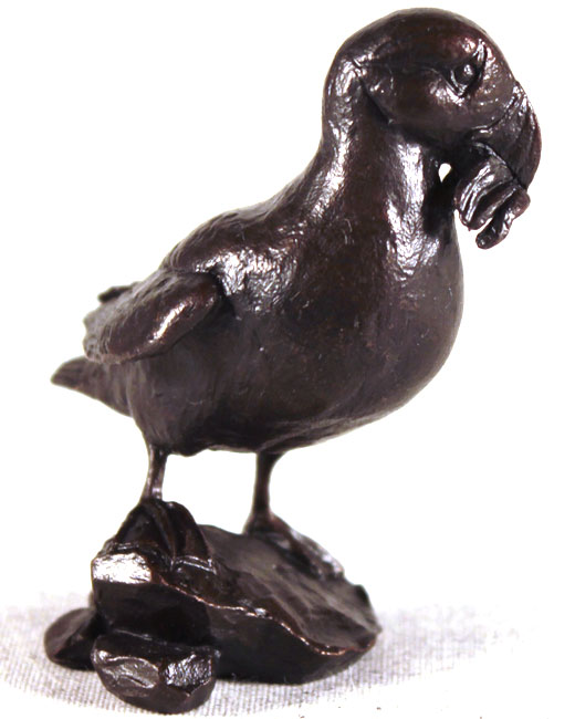 Michael Simpson, Bronze, Puffin, click to enlarge