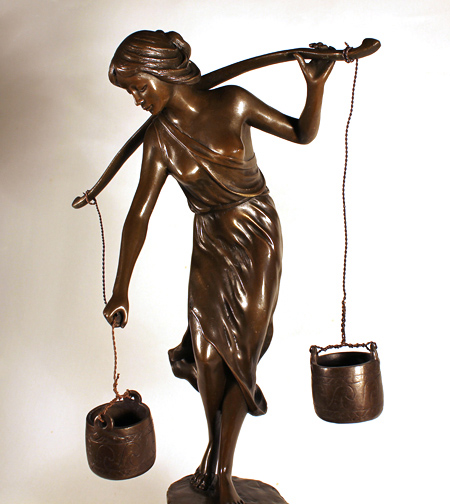 Bronze Statue, Bronze, The Water Carrier, click to enlarge