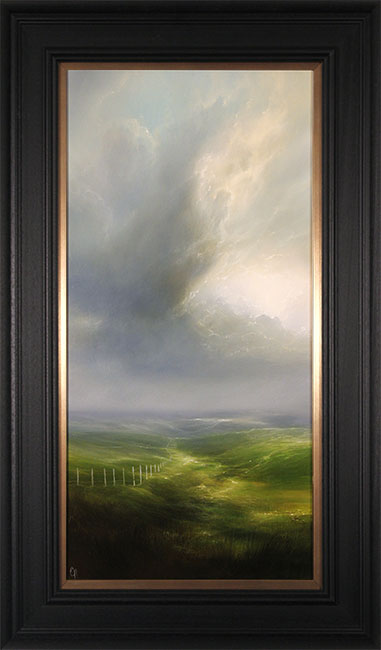Clare Haley, Original oil painting on panel, Stay the Distance