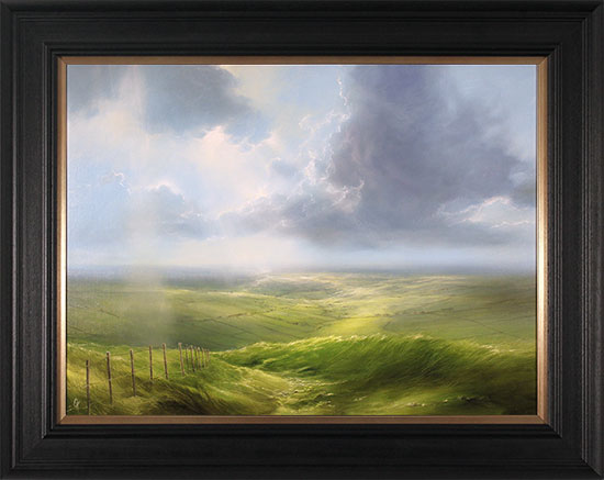 Clare Haley, Original oil painting on panel, A Fine Way to Spend the Day, click to enlarge