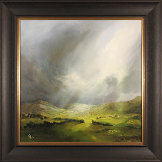 Clare Haley, Original oil painting on panel, A Dramatic Performance