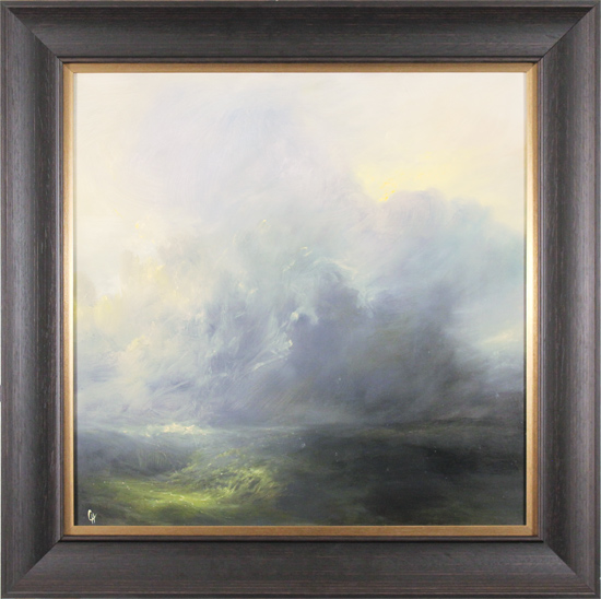 Clare Haley, Original oil painting on panel, Weather Warning