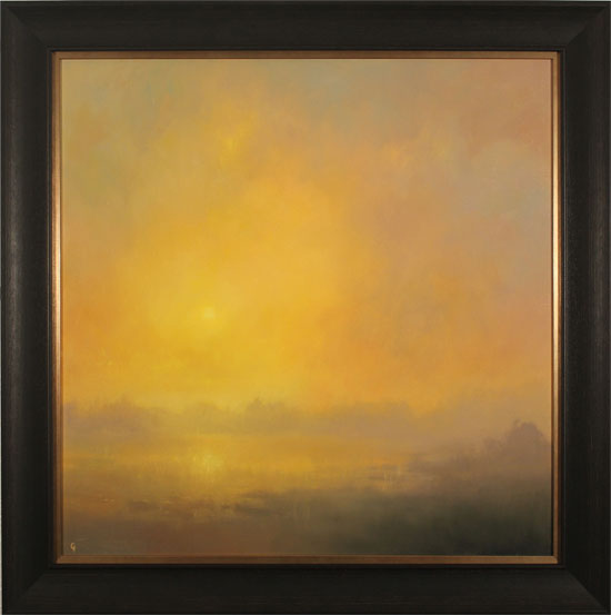 Clare Haley, Original oil painting on panel, Warm Haze, click to enlarge