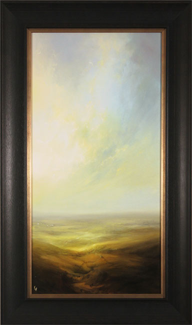 Clare Haley, Original oil painting on panel, Let the Light In
