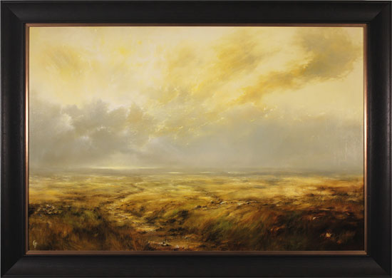 Clare Haley, Original oil painting on panel, Golden Light
