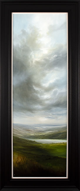 Clare Haley, Original oil painting on panel, A Natural High