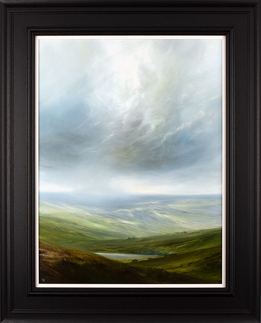 Clare Haley, Original oil painting on panel, A Fall of Rain