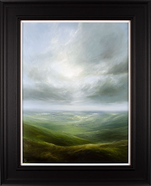 Clare Haley, Original oil painting on panel, Lost in the Dales