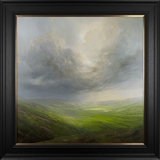Clare Haley, Original oil painting on panel, Thoughts of Yorkshire
