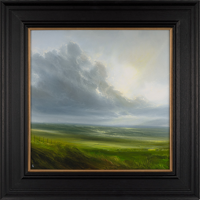 Clare Haley, Original oil painting on panel, And Yet So Far