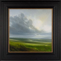 Clare Haley, Original oil painting on panel, And Yet So Far