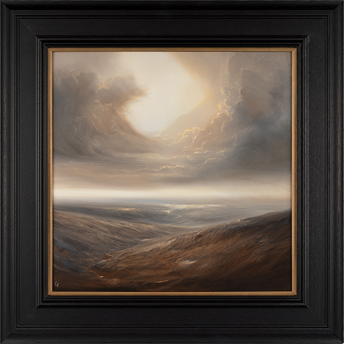 Clare Haley, Original oil painting on panel, Into the Wild