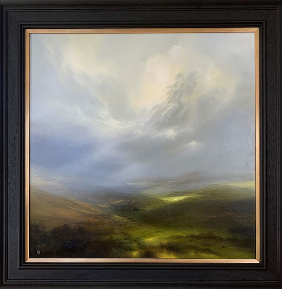 Clare Haley, Original oil painting on panel, Yorkshire Drift