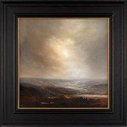 Clare Haley, Original oil painting on panel, Fractured Light