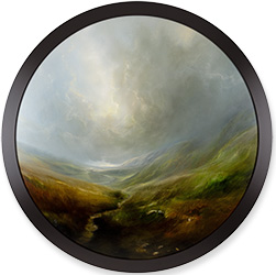 Clare Haley, Original oil painting on panel, A World Away