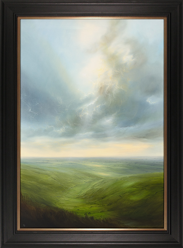 Clare Haley, Original oil painting on panel, Northbound