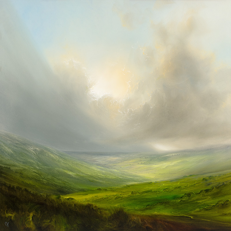 Clare Haley, Original oil painting on panel, Way of the North