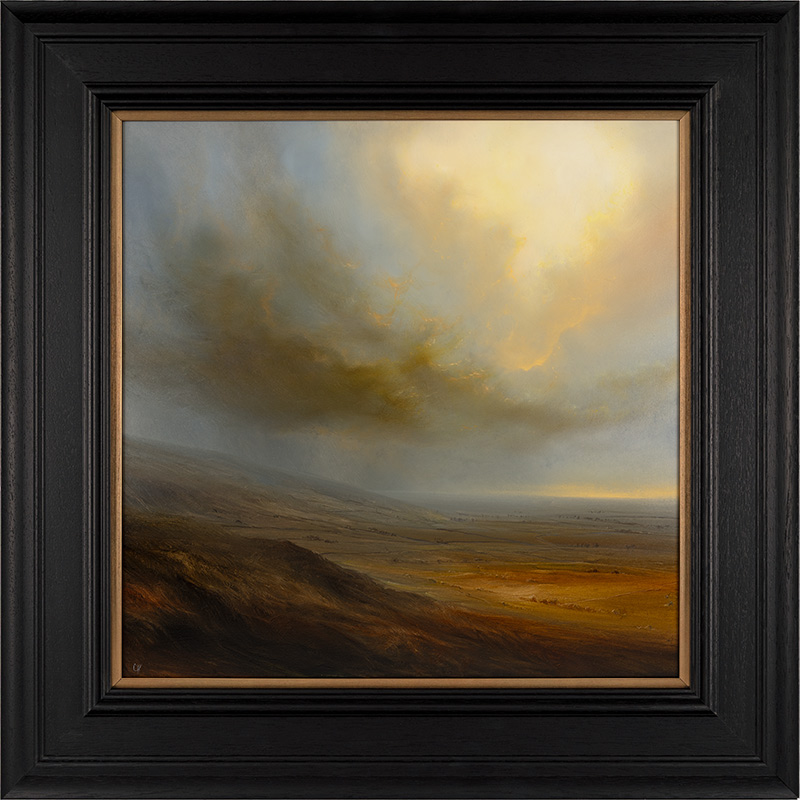 Clare Haley, Original oil painting on panel, Holding the Light