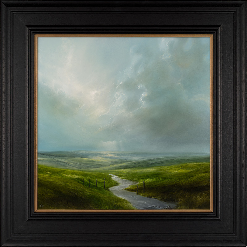 Clare Haley, Original oil painting on panel, The Way Through