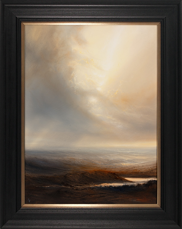Clare Haley, Original oil painting on panel, Lost in Time
