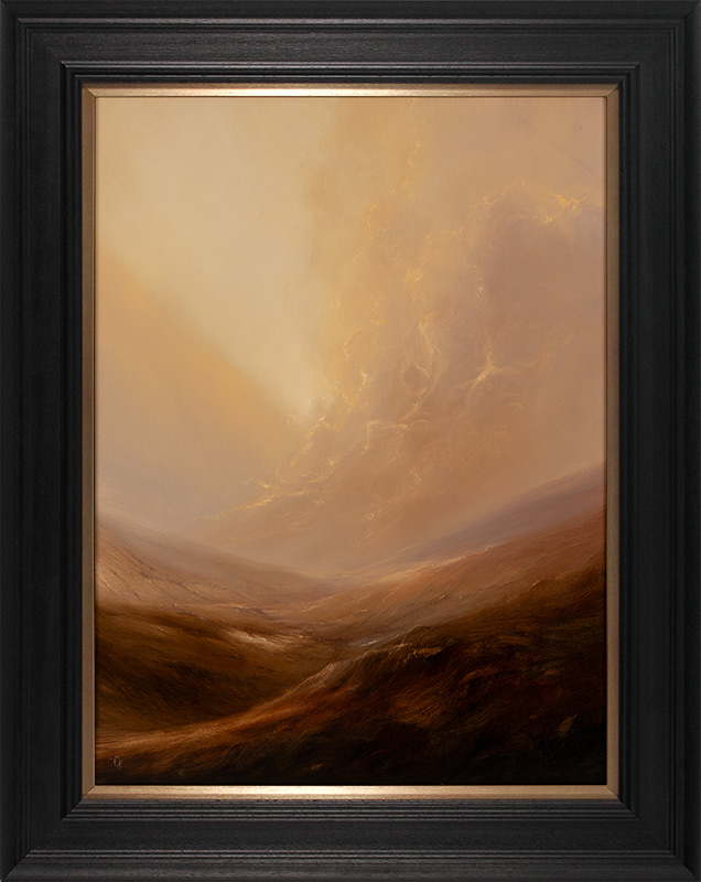 Clare Haley, Original oil painting on panel, Another Time, Another Place