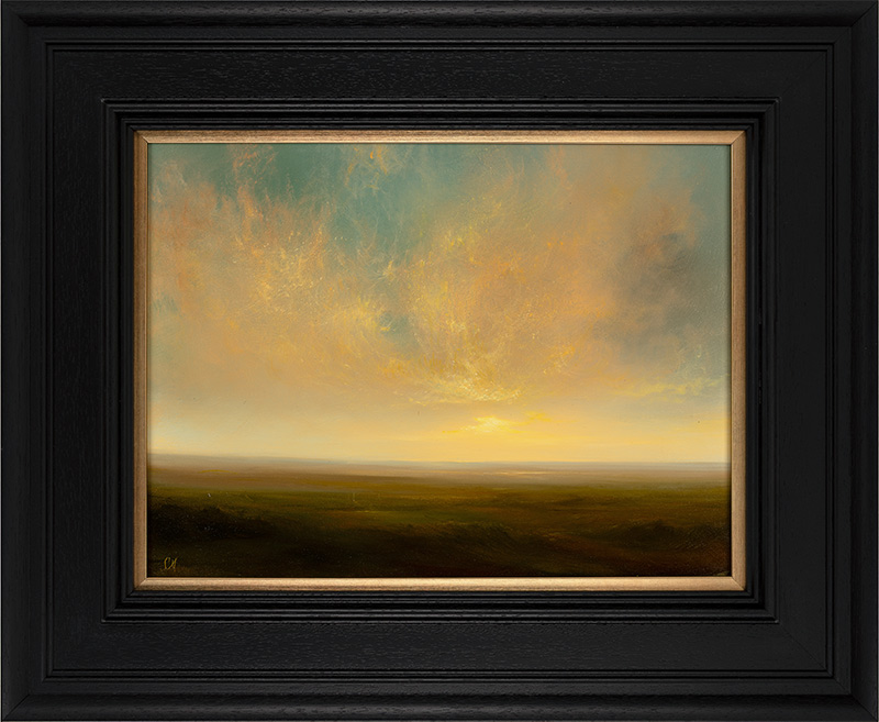Clare Haley, Original oil painting on panel, Daybreak