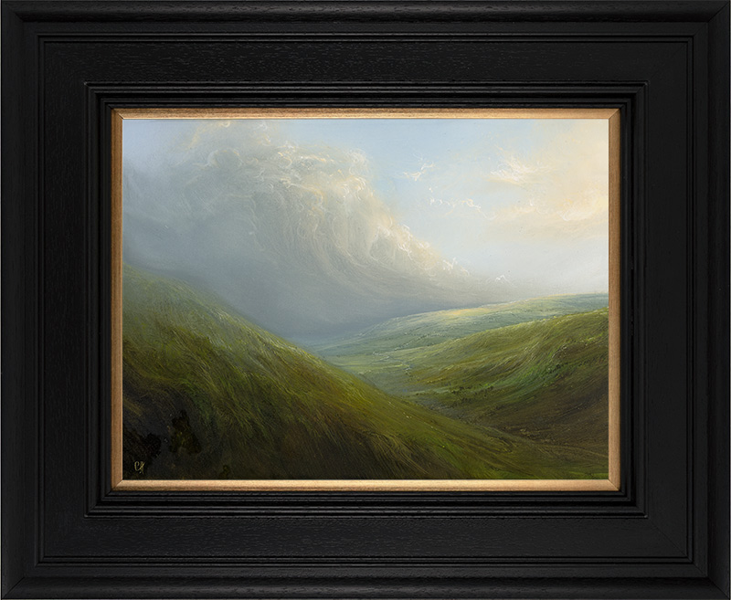 Clare Haley, Original oil painting on panel, Sky High
