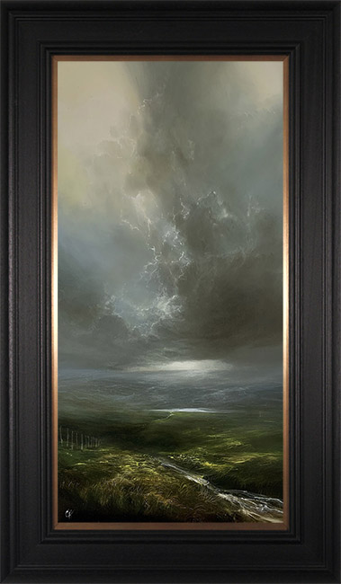 Clare Haley, Original oil painting on panel, Something in the Air