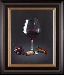 Colin Wilson, Original acrylic painting on board, Nebbiolo's Gift